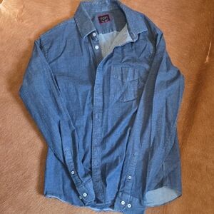 Men's Denim Blue Casual Shirt
